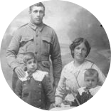 Alfred John Henry Lovett, Sarah Spring and family